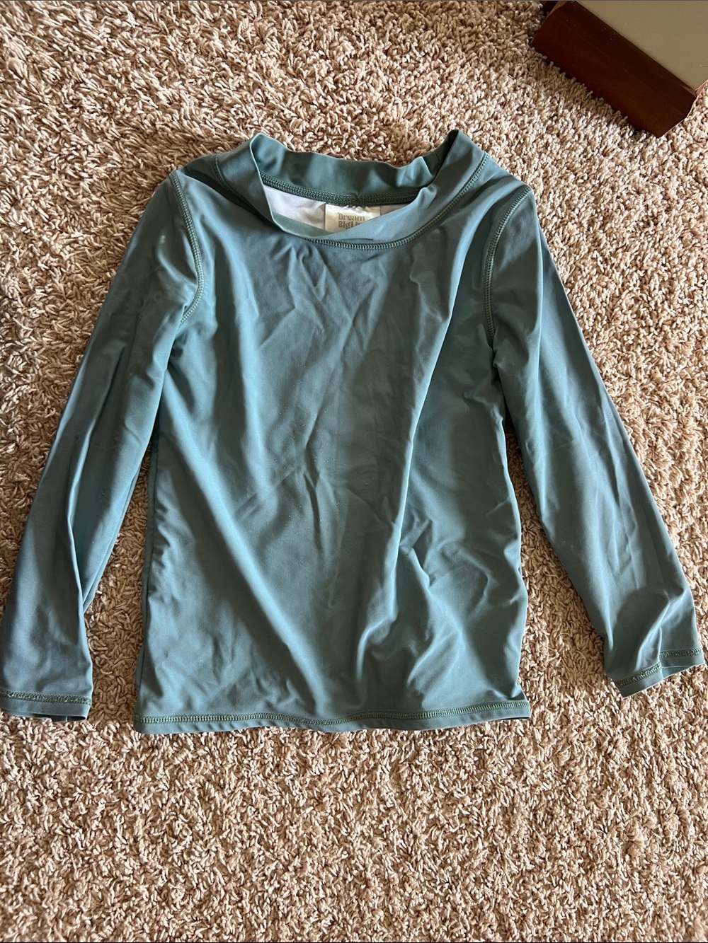 Kids Long-Sleeve Swim Rashguard - Seafoam Green